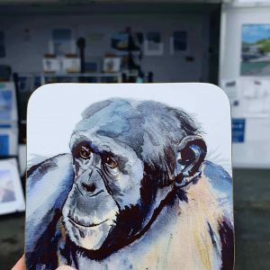 Gorgeous Chimpanzee Table Coaster