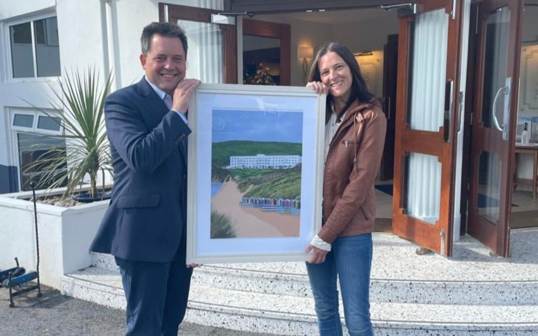 Saunton Sands Hotel Commission – my first big commission piece